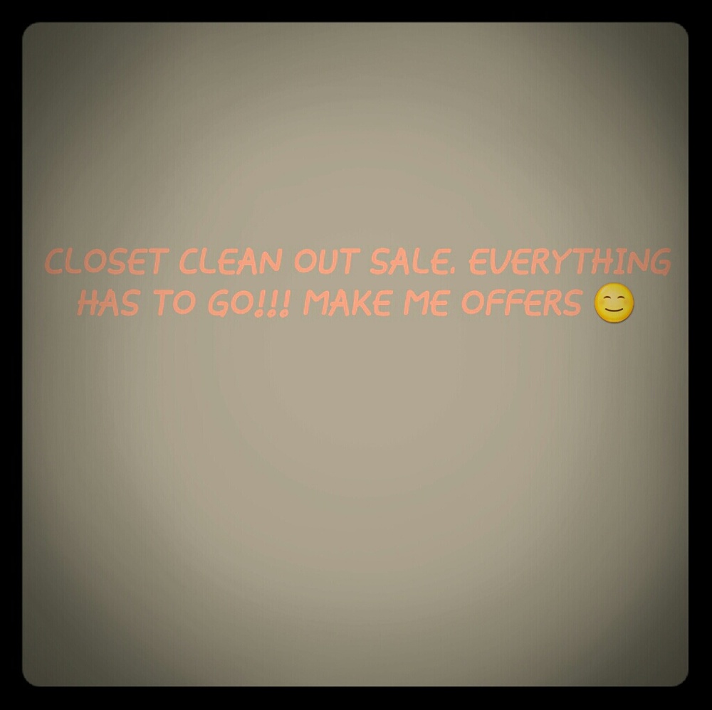 Closet Sale!